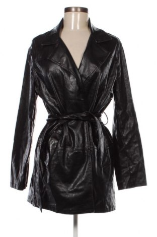 Dámská kožená bunda  Bershka, Velikost M, Barva Černá, Cena  781,00 Kč