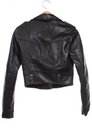 Dámska kožená bunda  Bershka, Veľkosť XS, Farba Čierna, Cena  25,06 €