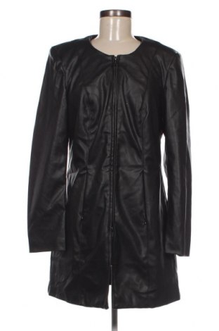 Γυναικείο δερμάτινο μπουφάν Bpc Bonprix Collection, Μέγεθος L, Χρώμα Μαύρο, Τιμή 12,12 €