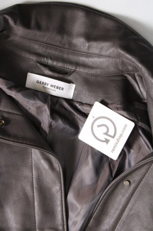 Γυναικείο δερμάτινο μπουφάν Gerry Weber, Μέγεθος M, Χρώμα Γκρί, Τιμή 15,31 €