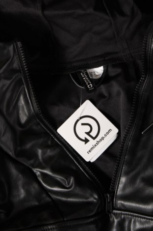Dámska kožená bunda  H&M Divided, Veľkosť M, Farba Čierna, Cena  12,50 €