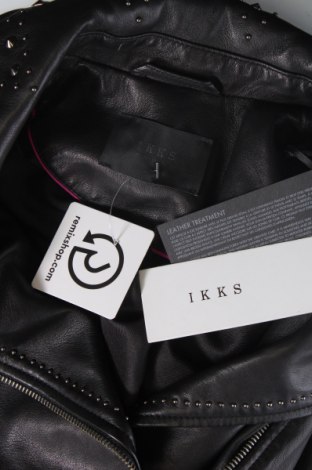 Γυναικείο δερμάτινο μπουφάν IKKS, Μέγεθος XS, Χρώμα Μαύρο, Τιμή 276,12 €