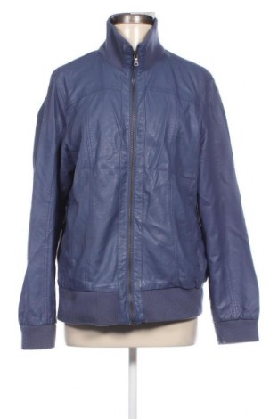 Dámska kožená bunda  Jean Pascale, Veľkosť XL, Farba Modrá, Cena  19,45 €
