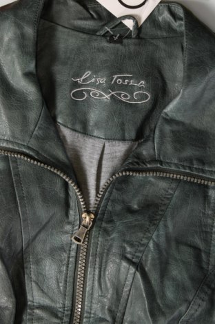 Dámská kožená bunda  Lisa Tossa, Velikost L, Barva Zelená, Cena  466,00 Kč