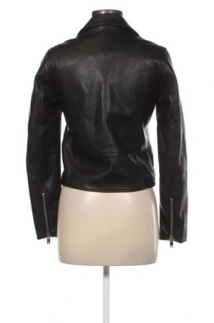 Γυναικείο δερμάτινο μπουφάν Orsay, Μέγεθος XS, Χρώμα Μαύρο, Τιμή 21,22 €