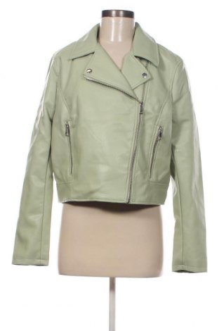 Dámska kožená bunda  Primark, Veľkosť L, Farba Zelená, Cena  24,63 €