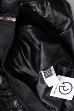 Dámská kožená bunda  SHEIN, Velikost M, Barva Černá, Cena  469,00 Kč