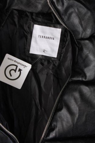 Dámska kožená bunda  Terranova, Veľkosť XL, Farba Čierna, Cena  23,61 €