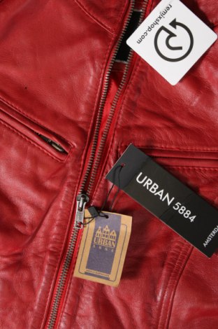 Damen Lederjacke URBAN 5884, Größe M, Farbe Rot, Preis 168,04 €