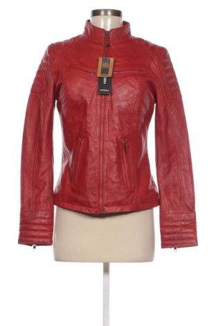 Γυναικείο δερμάτινο μπουφάν URBAN 5884, Μέγεθος M, Χρώμα Κόκκινο, Τιμή 67,22 €