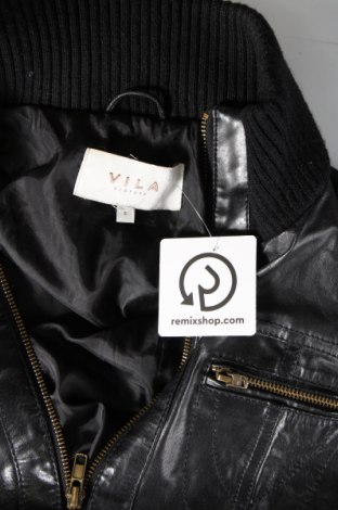 Dámska kožená bunda  VILA, Veľkosť S, Farba Čierna, Cena  13,60 €