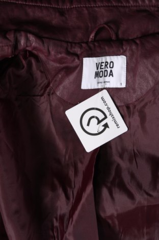 Dámská kožená bunda  Vero Moda, Velikost S, Barva Červená, Cena  327,00 Kč