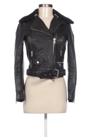 Dámska kožená bunda  Zara, Veľkosť XS, Farba Čierna, Cena  19,76 €