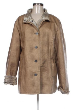 Дамско палто, Размер XL, Цвят Бежов, Цена 50,29 лв.