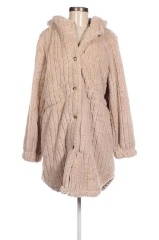 Дамско палто, Размер L, Цвят Бежов, Цена 53,50 лв.