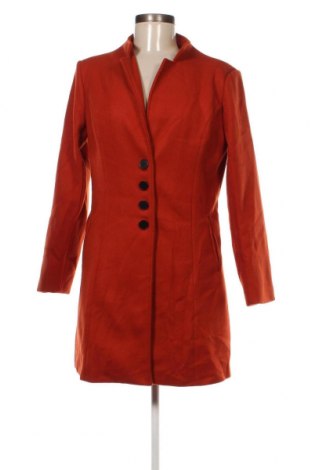 Dámský kabát , Velikost M, Barva Oranžová, Cena  194,00 Kč