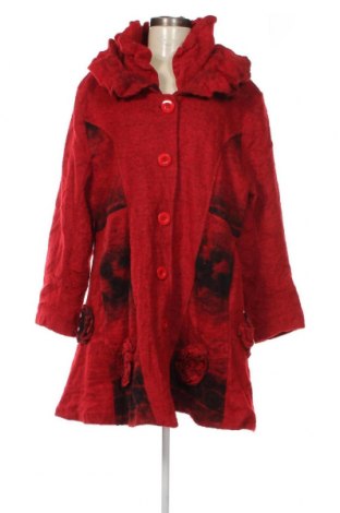 Γυναικείο παλτό, Μέγεθος XL, Χρώμα Κόκκινο, Τιμή 35,08 €