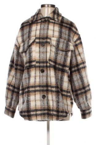 Дамско палто Bershka, Размер S, Цвят Многоцветен, Цена 69,55 лв.