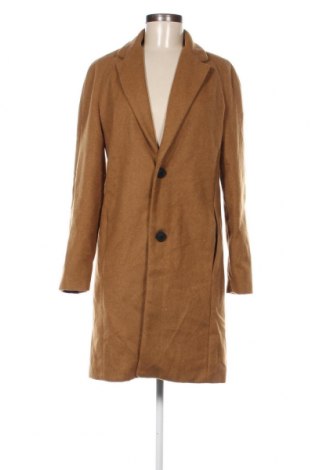 Дамско палто Bershka, Размер XS, Цвят Кафяв, Цена 53,50 лв.