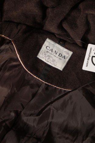 Дамско палто Canda, Размер M, Цвят Кафяв, Цена 56,71 лв.