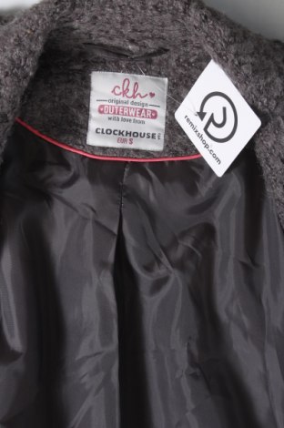 Dámsky kabát  Clockhouse, Veľkosť S, Farba Sivá, Cena  30,34 €