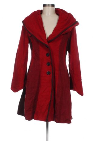 Дамско палто Erich Fend, Размер M, Цвят Червен, Цена 67,50 лв.