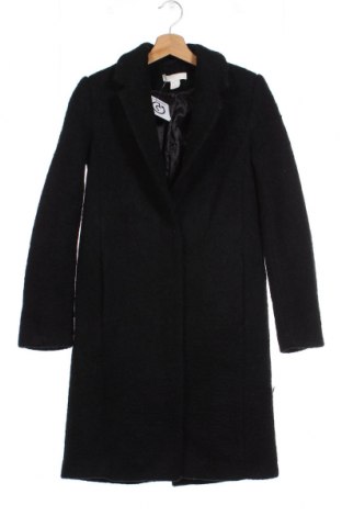 Γυναικείο παλτό H&M, Μέγεθος XXS, Χρώμα Μαύρο, Τιμή 42,70 €