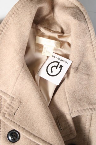 Дамско палто H&M, Размер XS, Цвят Бежов, Цена 53,50 лв.