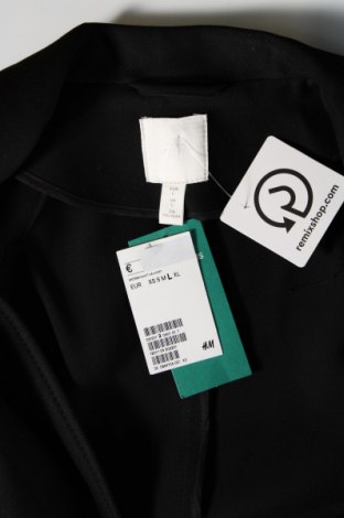 Дамско палто H&M, Размер L, Цвят Черен, Цена 103,62 лв.