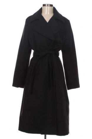 Дамско палто H&M, Размер XL, Цвят Черен, Цена 53,50 лв.