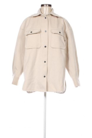 Дамско палто H&M, Размер S, Цвят Екрю, Цена 63,13 лв.