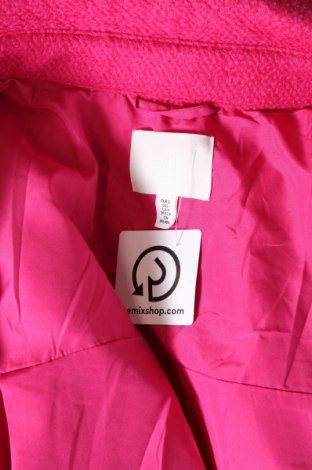 Palton de femei H&M, Mărime S, Culoare Roz, Preț 207,66 Lei