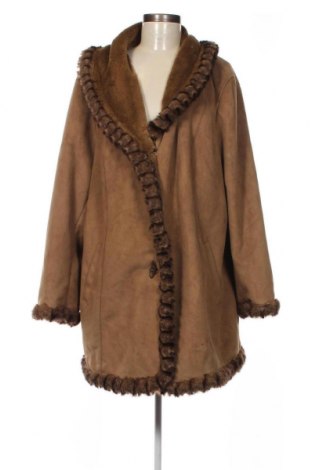 Дамско палто Jones New York, Размер XXL, Цвят Кафяв, Цена 30,08 лв.