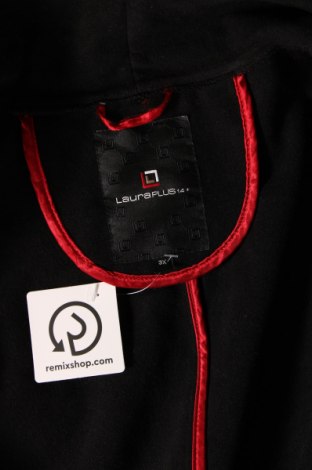 Γυναικείο παλτό Laura Plus, Μέγεθος 3XL, Χρώμα Μαύρο, Τιμή 29,79 €
