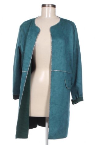 Γυναικείο παλτό Made In Italy, Μέγεθος L, Χρώμα Μπλέ, Τιμή 18,56 €