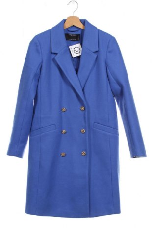 Dámský kabát  Sinsay, Velikost XS, Barva Modrá, Cena  1 034,00 Kč
