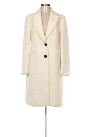 Γυναικείο παλτό Sisley, Μέγεθος L, Χρώμα Εκρού, Τιμή 116,29 €