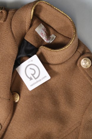 Γυναικείο παλτό Twenty Easy By Kaos, Μέγεθος XS, Χρώμα  Μπέζ, Τιμή 58,50 €