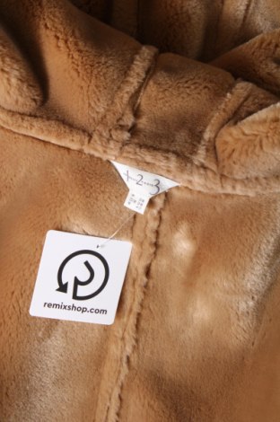 Γυναικείο παλτό Un Deux Trois, Μέγεθος M, Χρώμα  Μπέζ, Τιμή 41,37 €