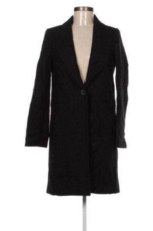 Дамско палто Zara, Размер S, Цвят Черен, Цена 82,68 лв.