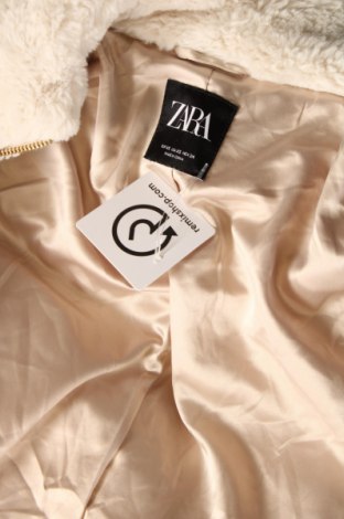Дамско палто Zara, Размер XS, Цвят Екрю, Цена 44,20 лв.