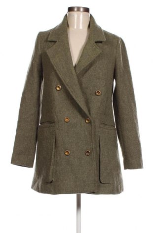 Damenmantel Zara, Größe S, Farbe Grün, Preis 23,66 €