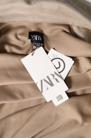 Дамско палто Zara, Размер S, Цвят Бежов, Цена 70,20 лв.