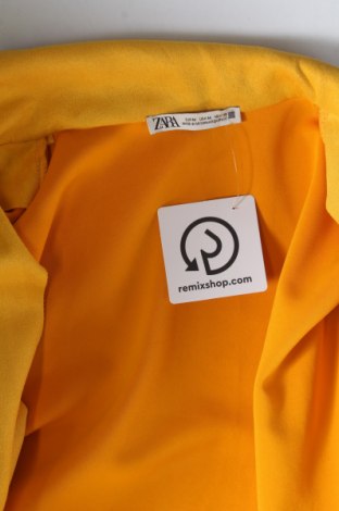 Дамско палто Zara, Размер M, Цвят Жълт, Цена 55,00 лв.