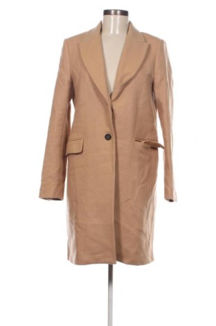 Дамско палто Zara, Размер M, Цвят Бежов, Цена 68,00 лв.