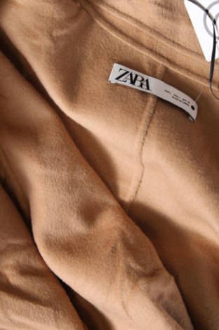Damenmantel Zara, Größe L, Farbe Beige, Preis 23,66 €
