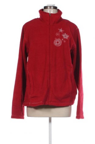 Γυναικεία ζακέτα fleece, Μέγεθος XL, Χρώμα Κόκκινο, Τιμή 13,27 €