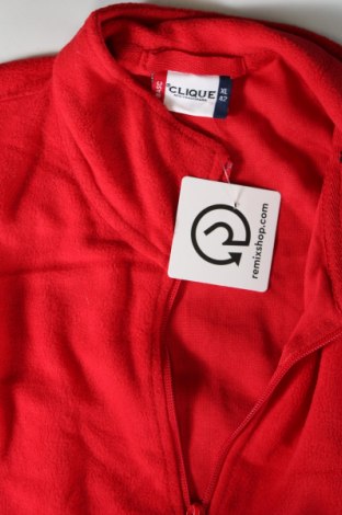 Damen Fleece Oberteil  Clique, Größe XL, Farbe Rot, Preis 8,96 €