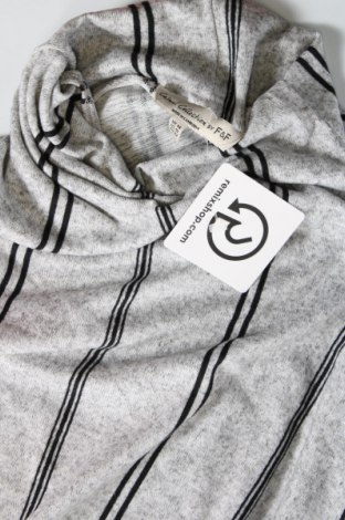 Damen Rollkragen F&F, Größe L, Farbe Grau, Preis 4,36 €