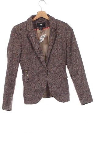 Дамско сако H&M, Размер XS, Цвят Многоцветен, Цена 22,44 лв.